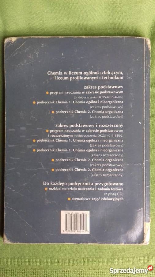 Chemia ogólna i nieorganiczna podręcznik tradycyjny podręcznik mazowieckie Małkinia Górna