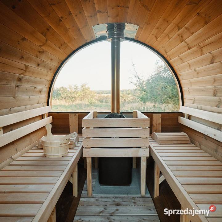 Sauna beczka sauna ogrodowa ruska bania 3 metry Pozostałe mazowieckie Płock