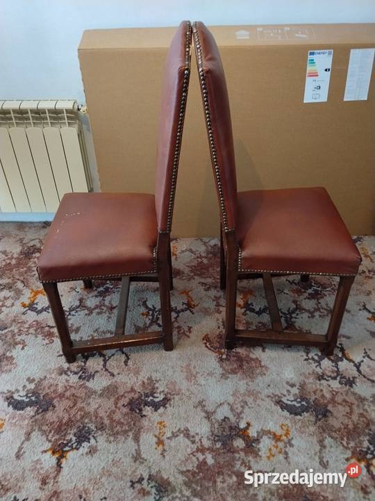 Krzesła antyczne dębowe 2 Gać sprzedam