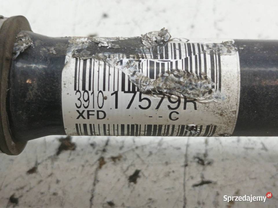 PÓŁOŚ LEWY PRZÓD 17 DCI 391017579R Renault osobowe świętokrzyskie