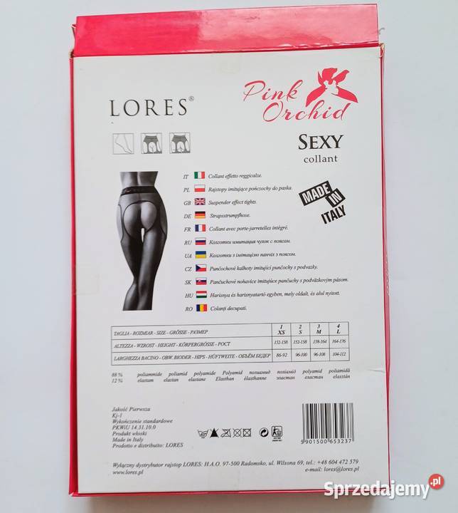 Rajstopy imitujące pończochy do paska Lores 4L Warszawa