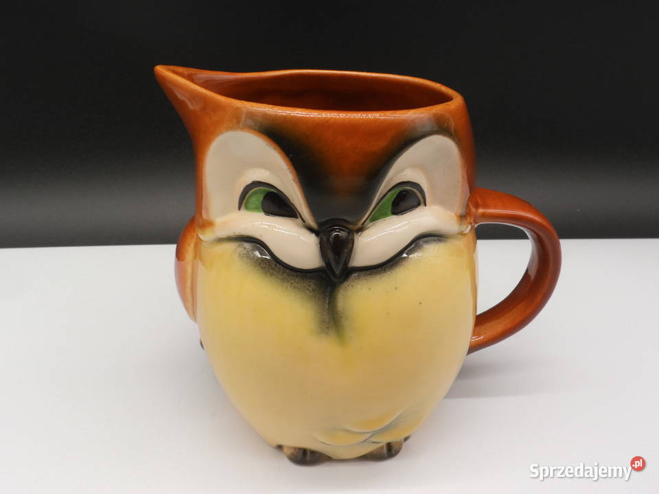 Dzbanek na mleko w kształcie sowy firmy Goebel wielkopolskie Raszków