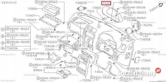 RAMKA OBUDOWA LICZNIKA SUZUKI VITARA 9497 ORYG osobowe sprzedam