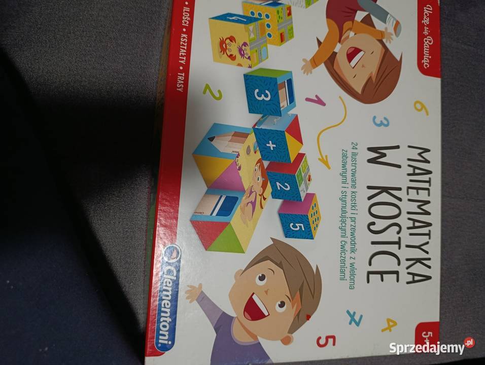 matematyka w kostce uczę się bawiąc clementoni Edukacyjne Poznań sprzedam