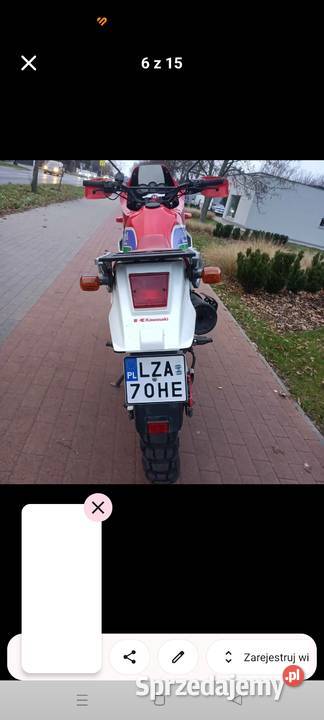 Kawasaki klr tengai mazowieckie