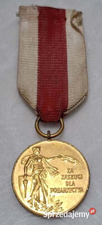 Medal zasługi pożarnictwa Zw Ochotniczych Straży śląskie Czeladź sprzedam