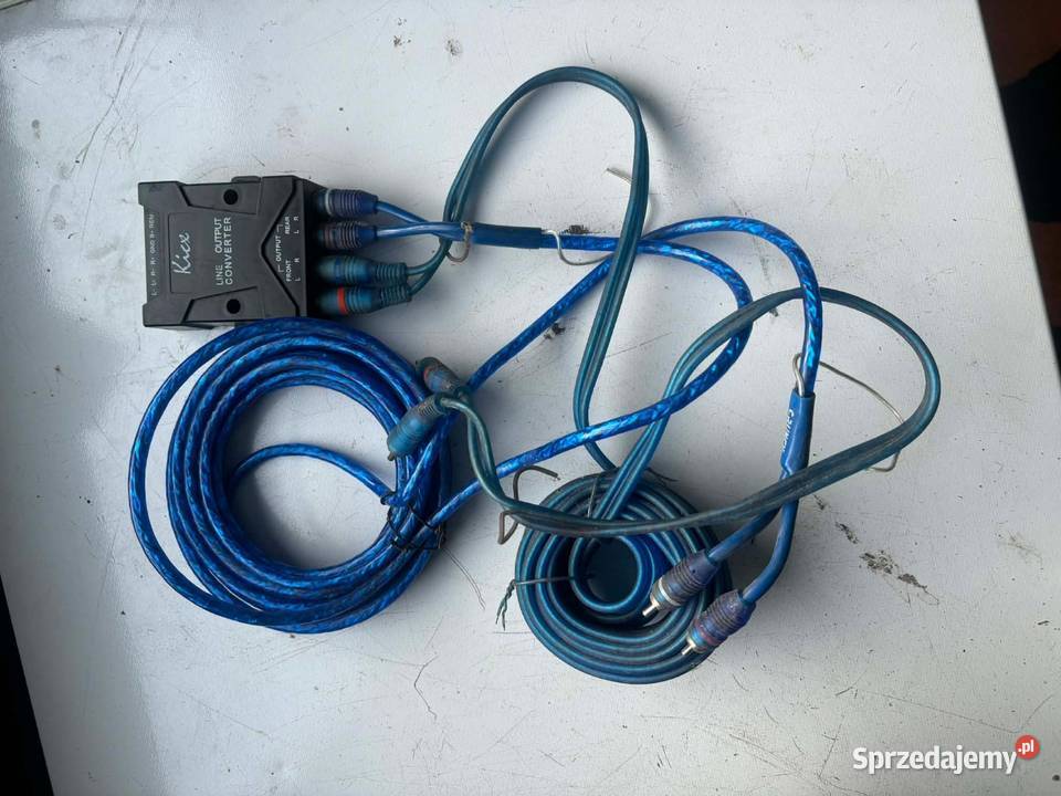 Zestaw audio CAr wzmacniacz subufer Wzmacniacze