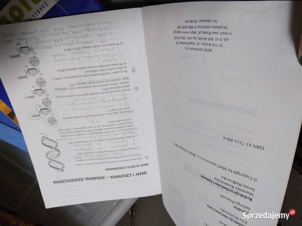biologia 3 ćwiczenia mac księgarnia szkolna mazowieckie Warszawa