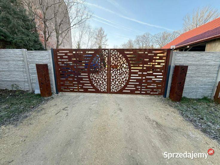 Ogrodzenie CORTEN korten panele aluminiowe Brama Bramy Poznań sprzedam