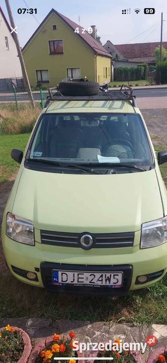 Fiat panda 4x4 diesel 13 jtd klima skóra 1300cm3 Łosiów