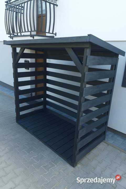 Drewutnia domek na drewno wiatka Tokarnia