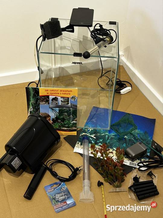 Akwarium Aquael kostka 30 zestaw akcesoria lubelskie