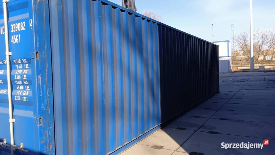 Kontener morski 40 HC 12 metrów stan SPRZEDAM podlaskie