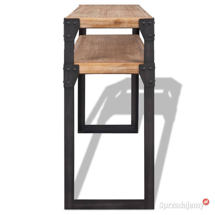 Stolik konsola z drewna akacjowego 120x40x85