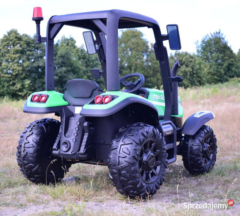 Autko na akumulator OLBRZYMI TRAKTOR Z PRZYCZEPĄ śląskie Myszków sprzedam