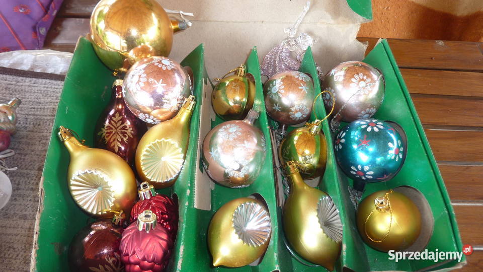 Starodawne bombki choinkowe małopolskie Bukowno