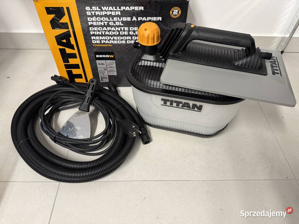 Parownica Titan 2200W 65L 2w1 do usuwania tapet