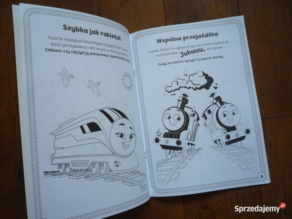 Tomek i przyjaciele Kolorowanka i zadanka Szczecin