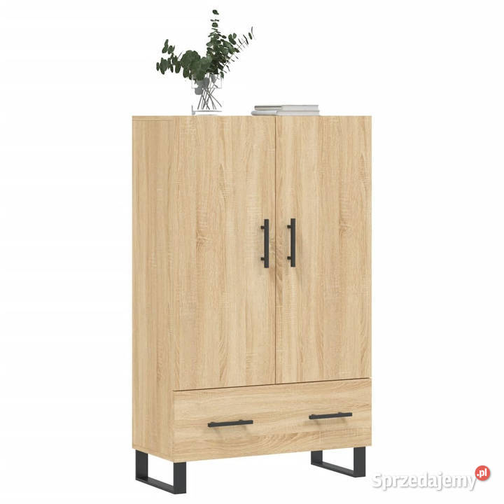 Wysoka szafka dąb sonoma 695x31x115 WM828263 Pozostałe Warszawa