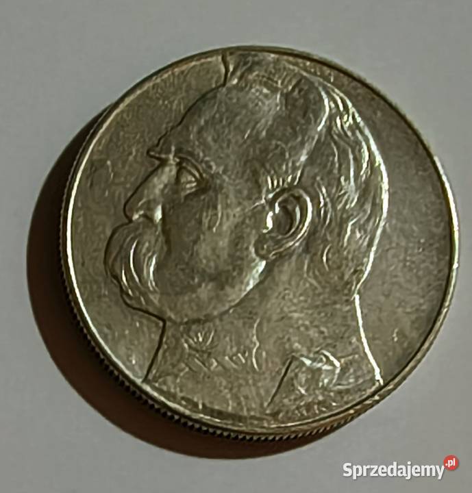 Druga srebrna moneta o nominale 10 złotych 1936 podkarpackie