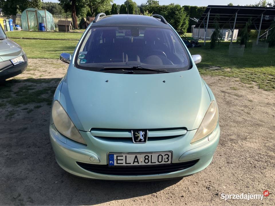 Peugeot 307 sw 20 hdi 2002 gruzik gruz tanie 109KM Łask