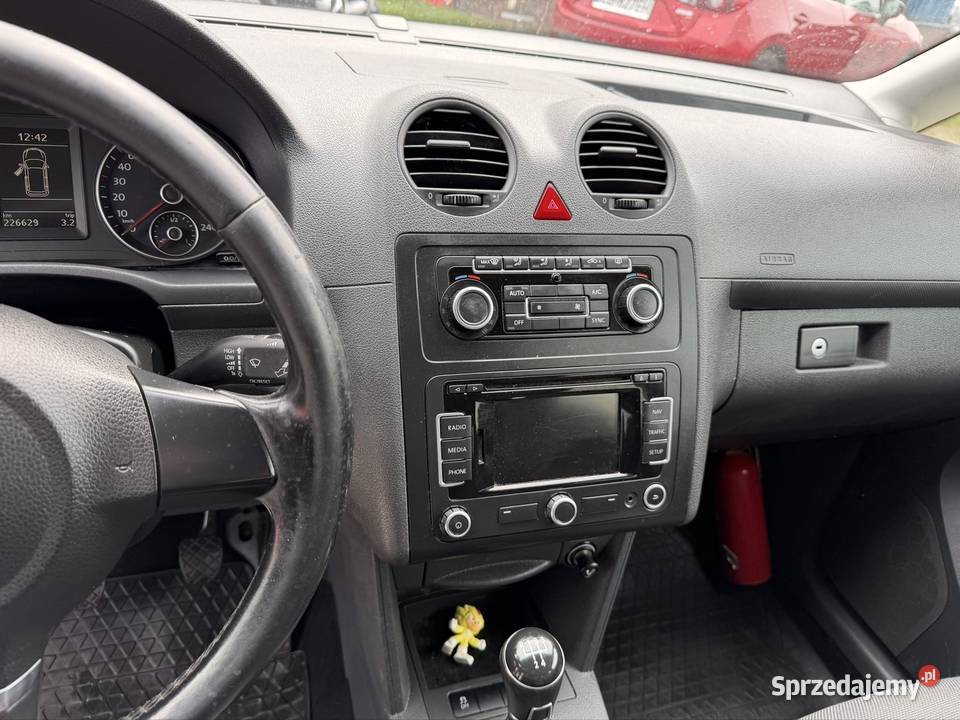Piękny Vw Caddy bezwypadkowy ASR (kontrola trakcji) małopolskie sprzedam