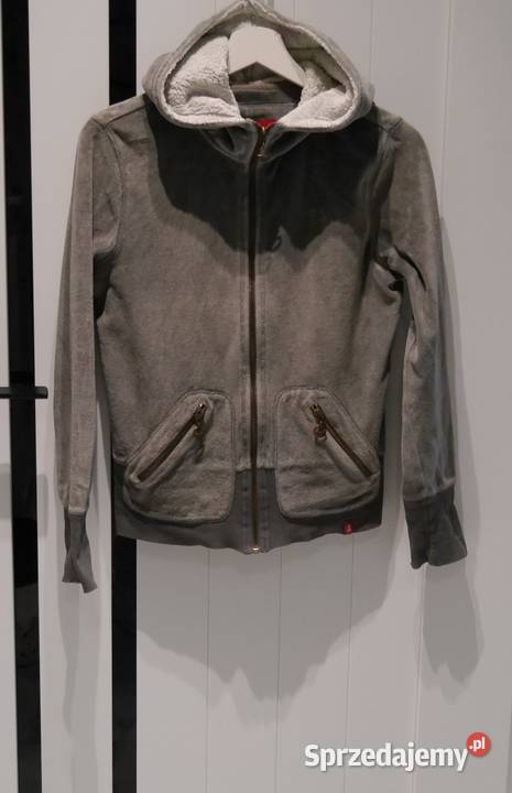 Esprit fajna welurowa bluza misiu 38 M