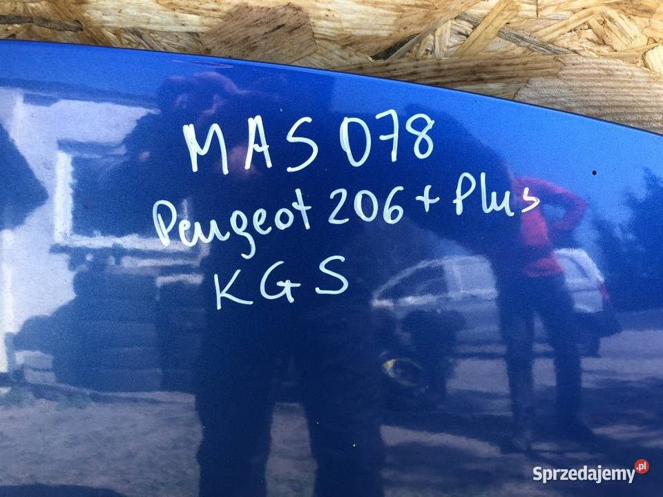 PEUGEOT 206 PLUS KGS MASKA POKRYWA SILNIKA Maski Słowikowo