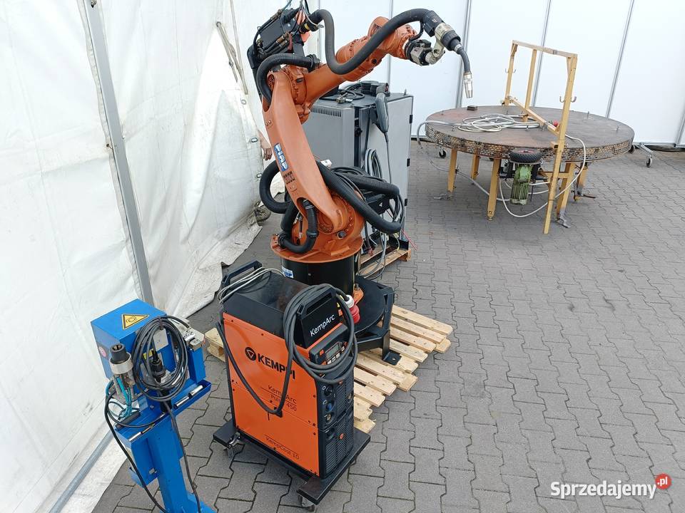 Stanowisko spawalnicze z robotem KUKA spawarka Gizałki