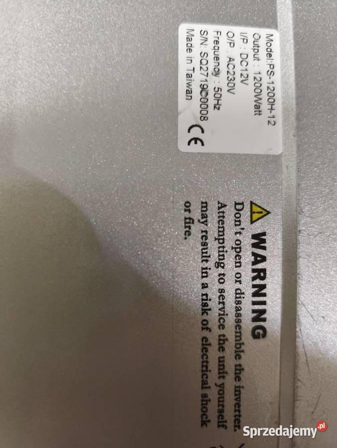 Inwerter przetwornica napięcia INVATEC 1200H12 Gniezno