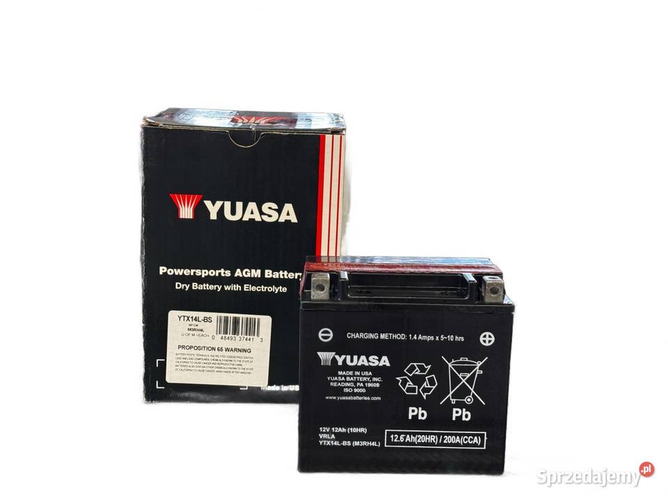 Akumulator YUASA 12V 12Ah 200A P YTX14LBS Jelcz-Laskowice