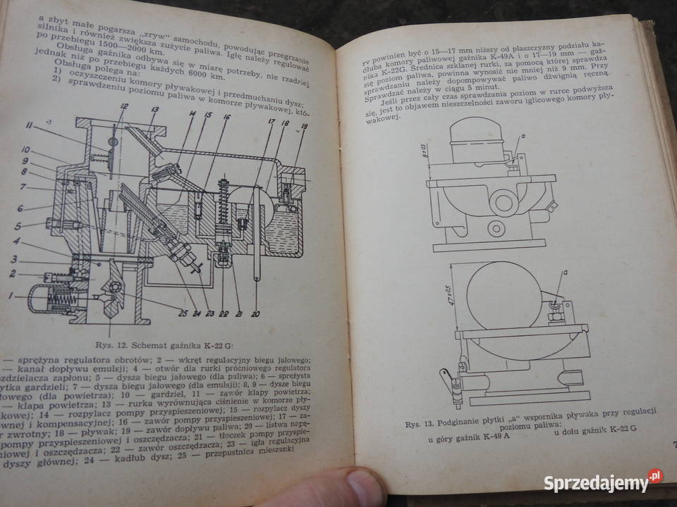 LUBLIN KSIĄŻKA OBSŁUGI SAMOCHODU 1954 nie Warszawa