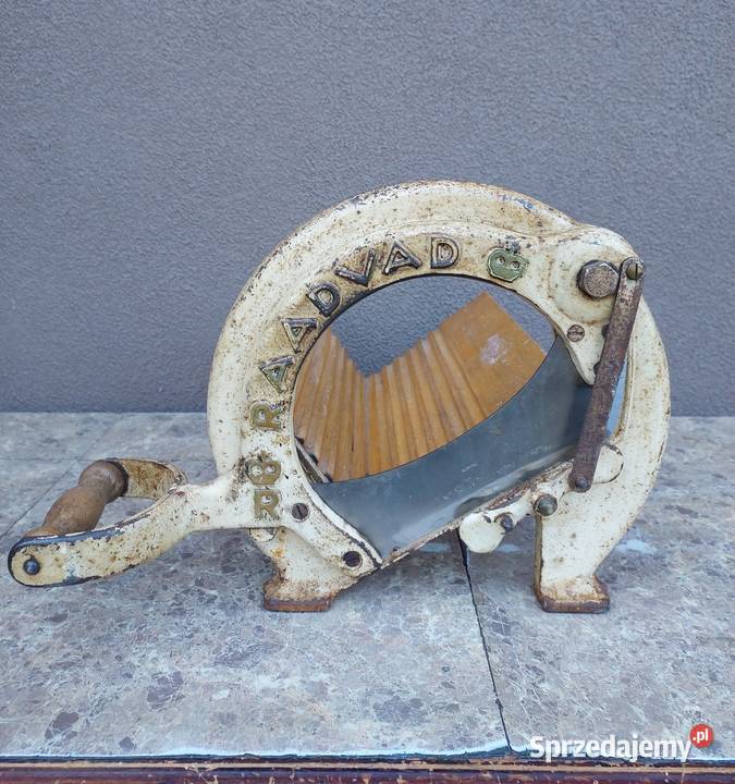 Stara krajalnica gilotyna do ziół Raadvad 294 Tczew