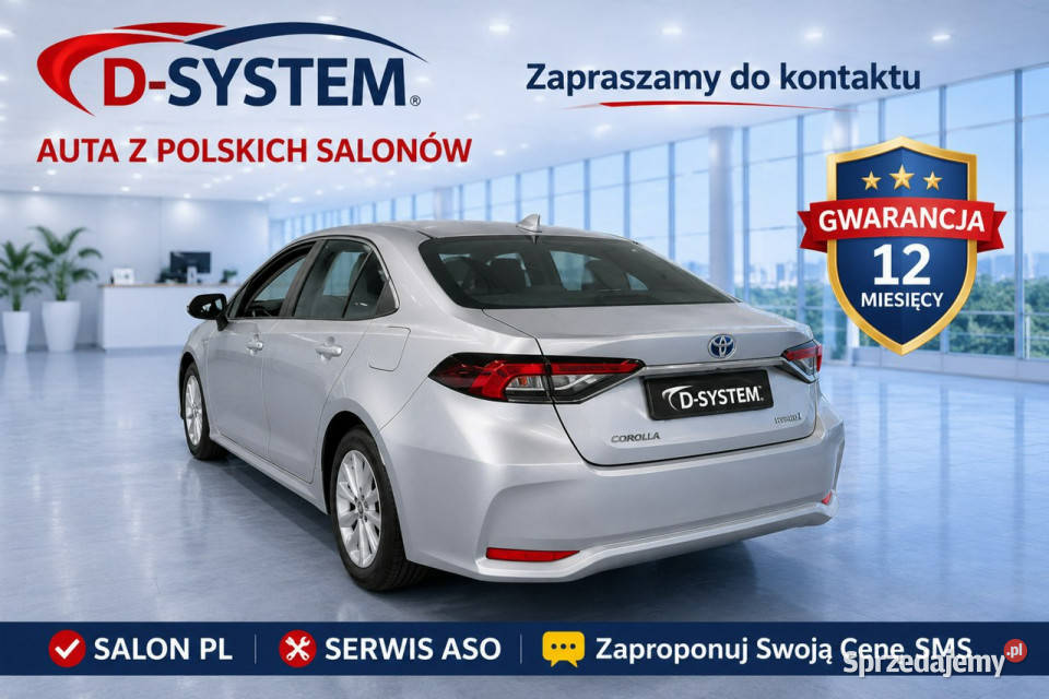 Toyota Corolla 23r Salon Polska 18 HYBRID 1wł Białystok sprzedam