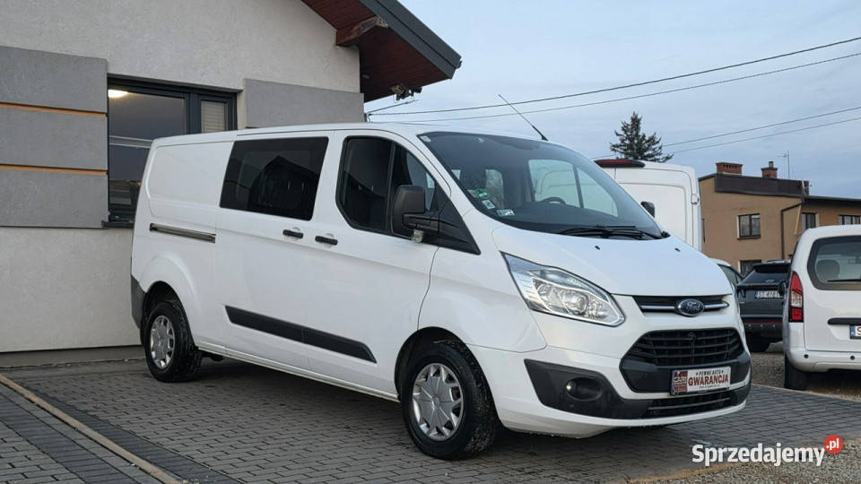Ford Custom brygadówka doka 6 osobowy long pełny VAT Chełm Śląski