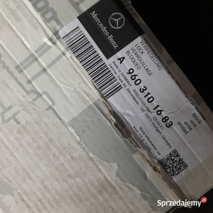 Zamek kabiny Mercedes Actros MP4 Częstochowa