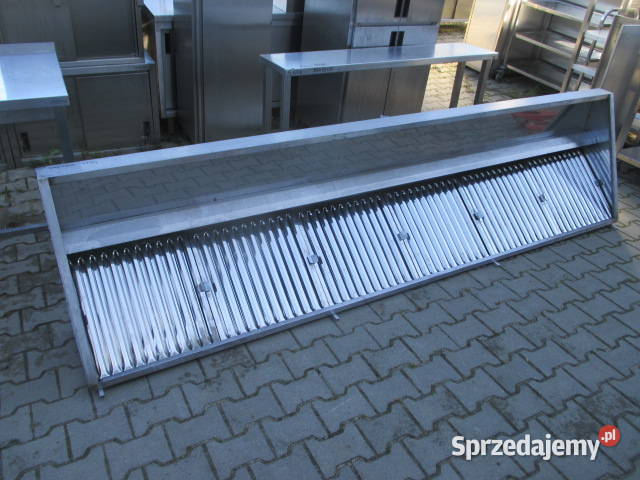 OKAP GASTRONOMICZNY SKOŚNY Z FILTRAMI 3007040 Biznes i Przemysł