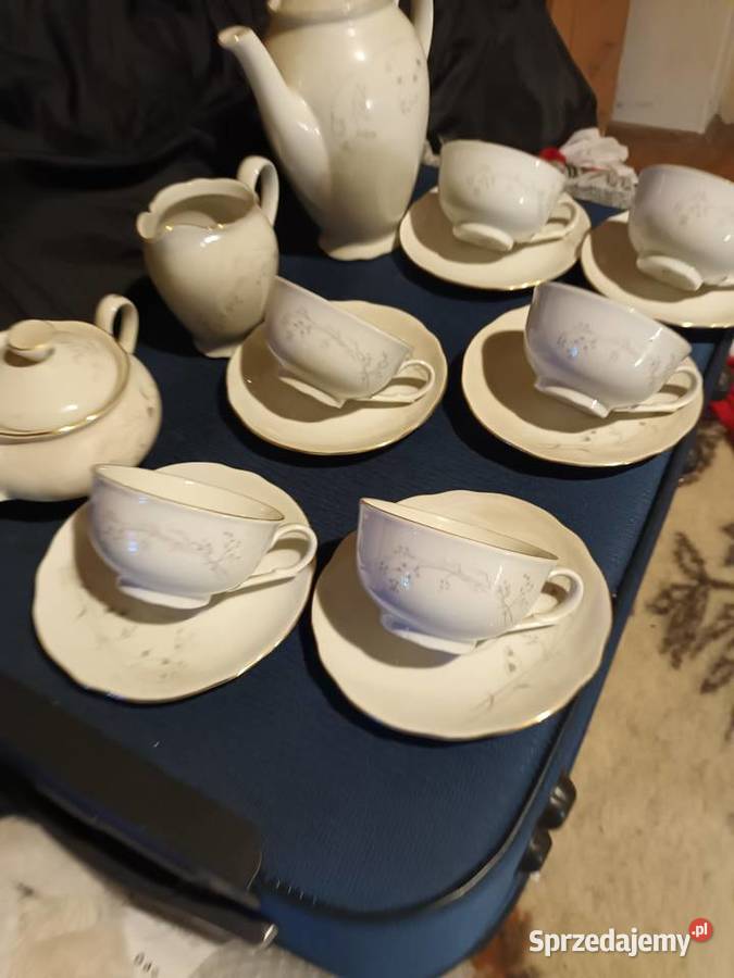 Porcelanowy serwis kawowy herbaciany Bielsko-Biała