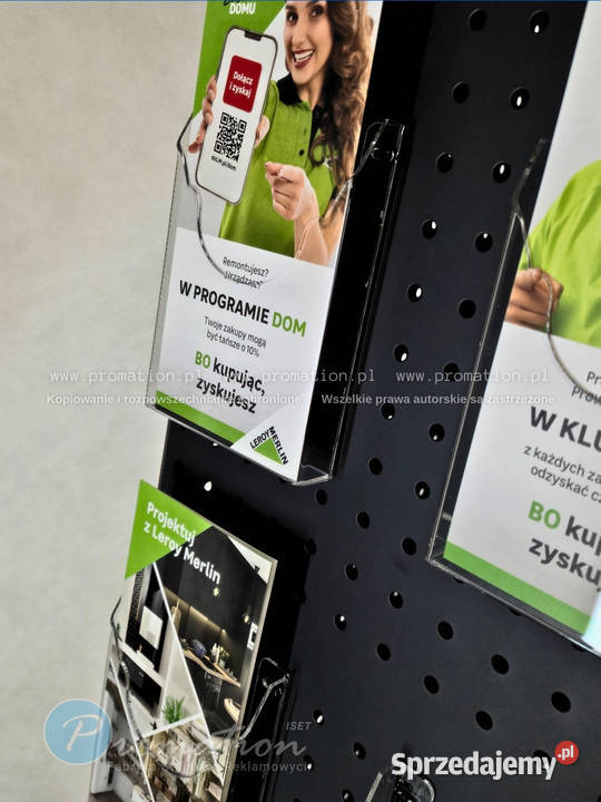 Obrotowy stojak Premium 32 kieszenie A6 czarna