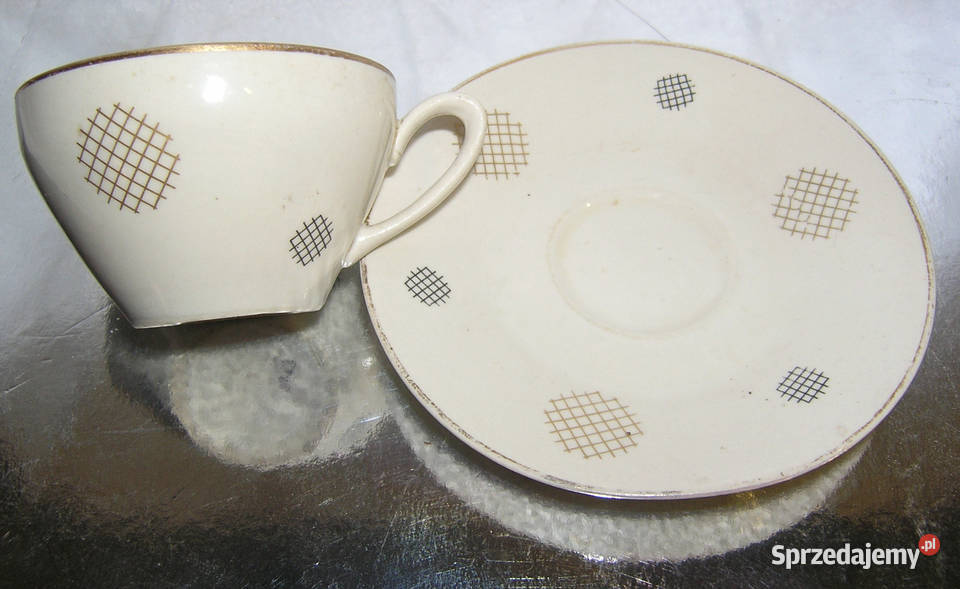filiżanka vintage porcelana ecru Chodzież Bartków sprzedam