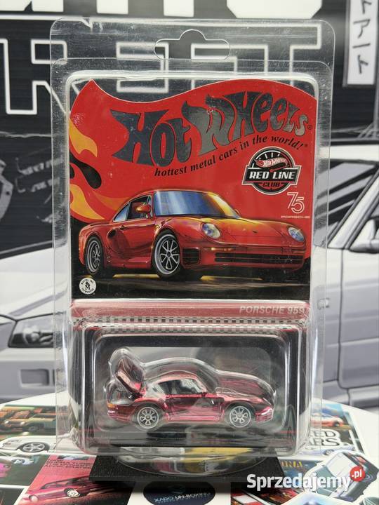 Hot Wheels RLC Porsche 959 Red BOX 23 Wrocław