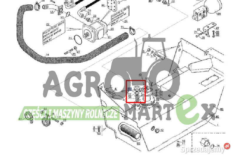 85807054 KOREK NASADKA CNH Rolnictwo dolnośląskie Wichrów