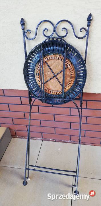 Krzesło stylowe z metaloplastyki składane Garwolin