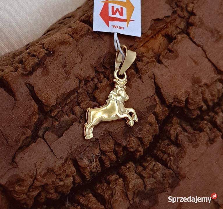 35 Wisiorek Złoty 585 Znak Zodiaku BYK Z1240 Poznań