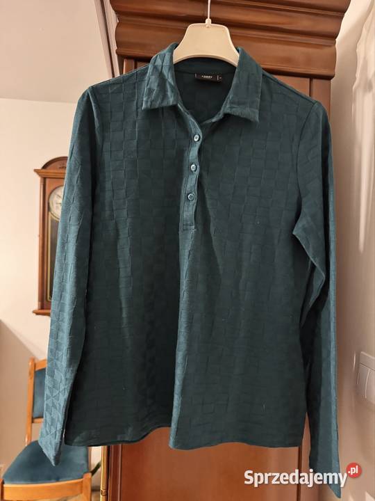Koszula damska S Carry z kołnierzykiem zielona śląskie Częstochowa sprzedam