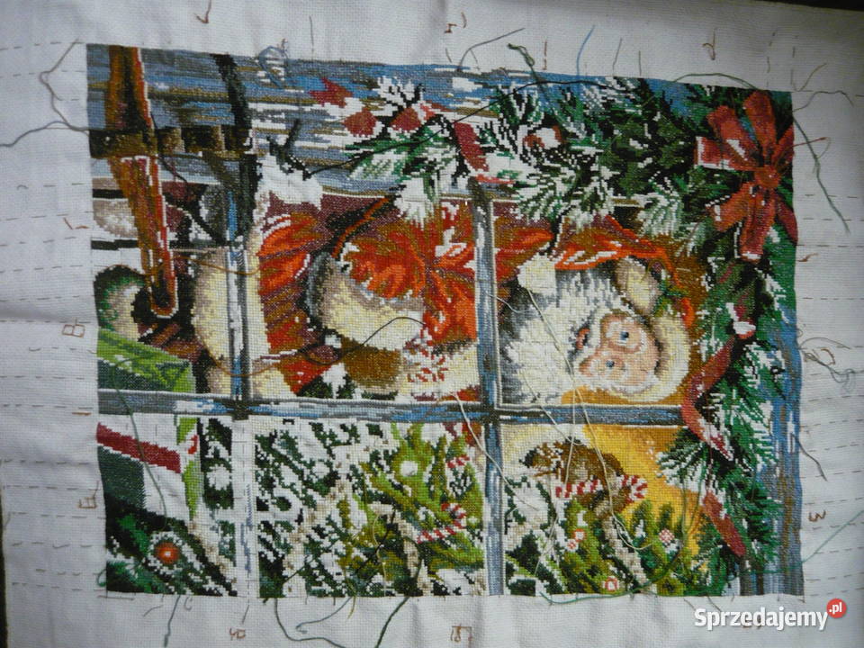 Haft krzyżykowy cross stitch kit MIKOŁAJ Bieruń sprzedam