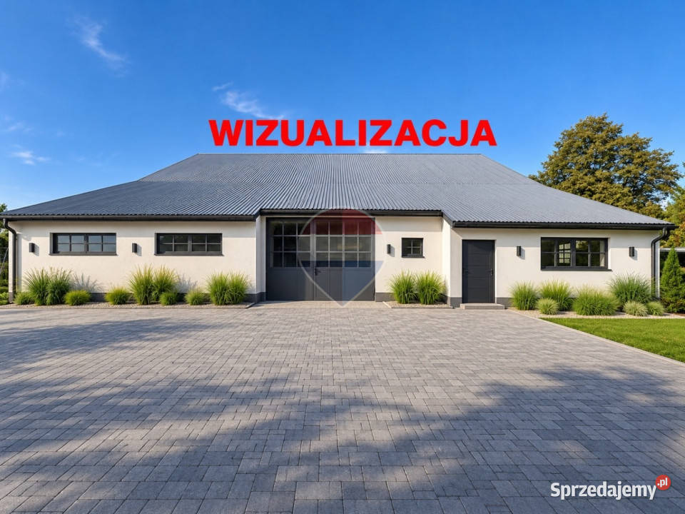 Hala przemysłowa 373 m2 Klwatka Królewska trasie