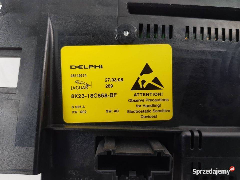 PANEL KLIMATYZACJI 8X2318C858BF JAGUAR XF I Motoryzacja kujawsko-pomorskie Lipno