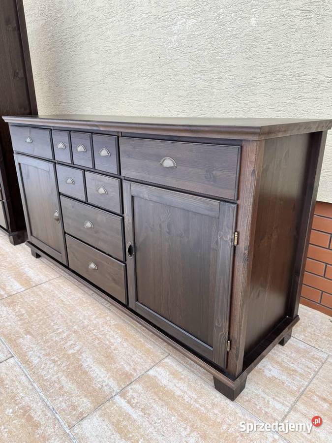 Komoda drewniana Markor Ikea szafka witryna Garwolin