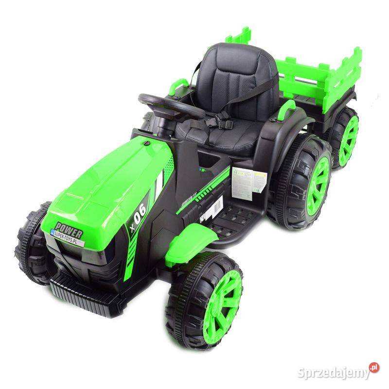 WIELKI TRAKTOR NA AKUMULATOR Z PRZYCZEPĄ POWER Toruń